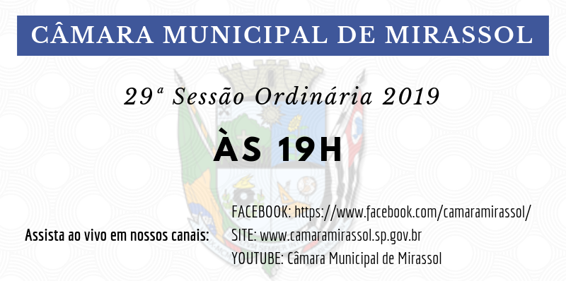 Pauta do dia terá projetos votados e outros apresentados 